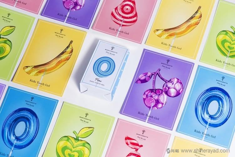 MontCarotte嬰兒兒童牙膠牙膏包裝設計-上海包裝設計公司-1