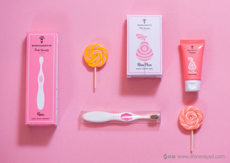 糖果風格 MontCarotte嬰兒兒童牙膠牙膏包裝設計-上海包裝設計公司-5 糖果風格 MontCarotte嬰兒兒童牙膠牙膏包裝設計-上海包裝設計公司-5