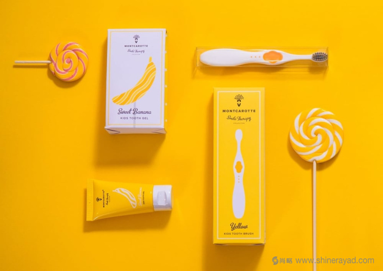 糖果風格 MontCarotte嬰兒兒童牙膠牙膏包裝設計-上海包裝設計公司-6 糖果風格 MontCarotte嬰兒兒童牙膠牙膏包裝設計-上海包裝設計公司-6