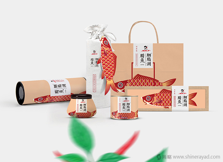 胭脂湖臘魚(yú)罐頭水產(chǎn)品包裝設(shè)計(jì)-上海食品包裝設(shè)計(jì)公司設(shè)計(jì)欣賞7