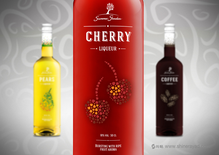 Summer Garden 夏日花園含酒精飲料包裝設計－上海包裝設計公司