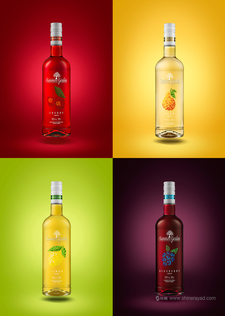 Summer Garden 夏日花園含酒精飲料包裝設計－上海包裝設計公司