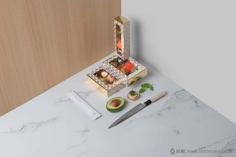 TEMΛRI 豪華壽司餐廳品牌VI視覺識別設(shè)計--壽司包裝設(shè)計-上海餐飲VI設(shè)計公司5