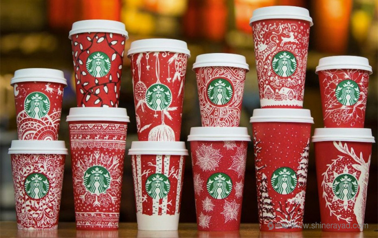 星巴克節日杯子-增加品牌節日氣氛的3個營銷戰略