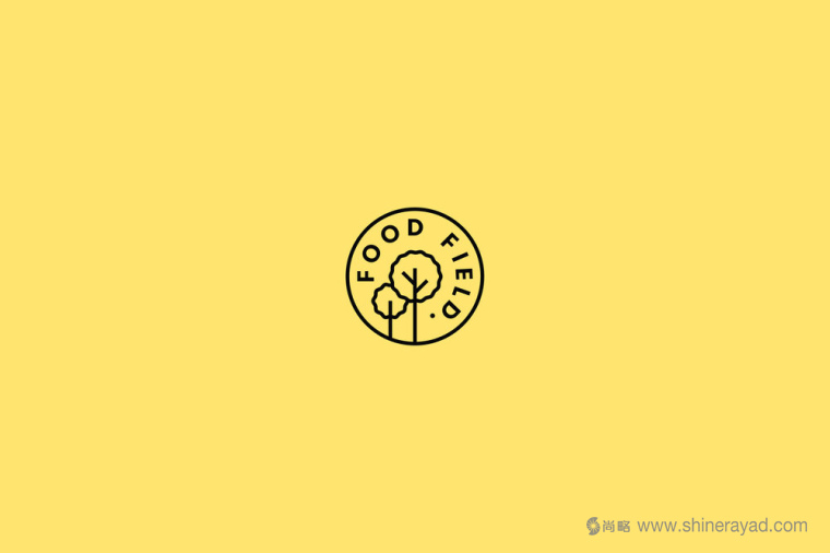 The Food Field 有機農產品食品專賣店logo設計－上海logo設計公司