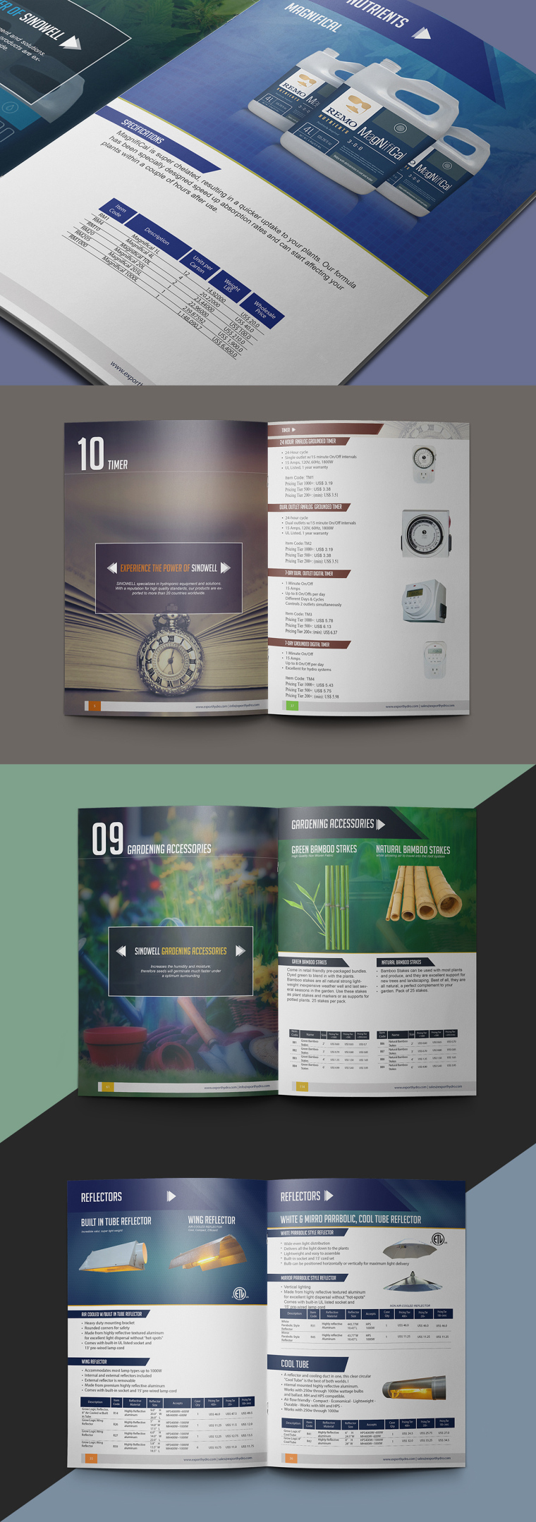 2016年Export Hydro 商品進口采購服務網站宣傳畫冊設計-上海畫冊設計公司