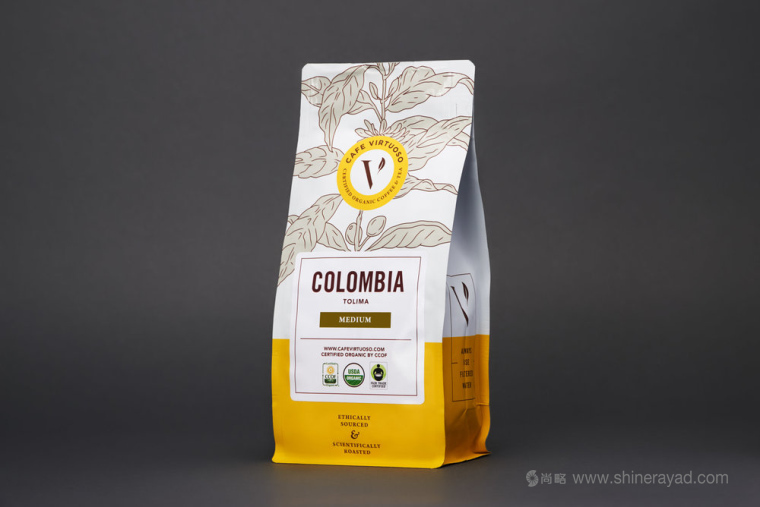 Cafe Virtuoso 咖啡大師咖啡包裝設(shè)計(jì)植物插畫(huà)設(shè)計(jì)欣賞－上海包裝設(shè)計(jì)公司