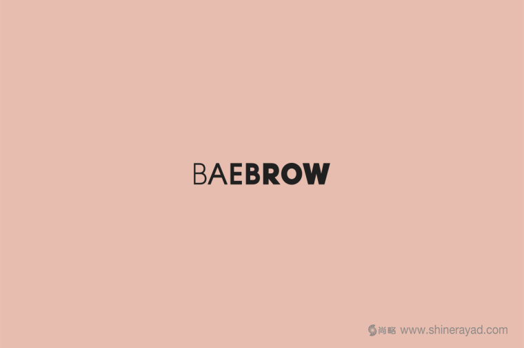BAEBROW 畫眉筆視覺識別-logo設(shè)計--上海品牌設(shè)計公司