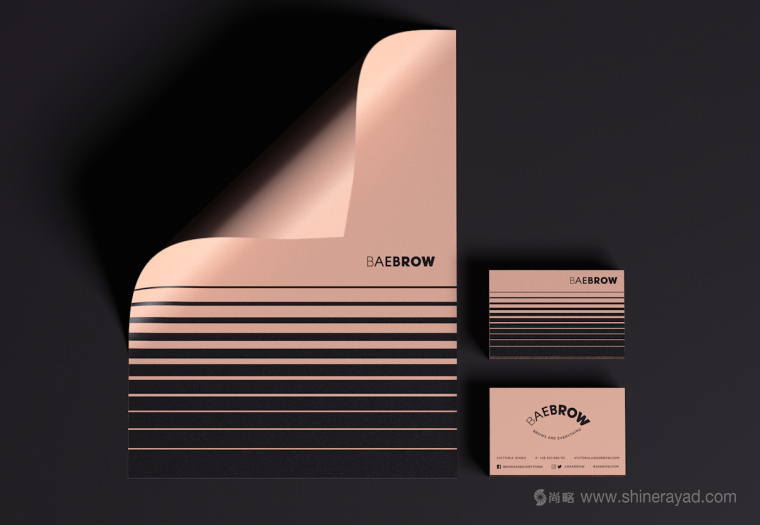 BAEBROW 畫眉筆視覺識別-VI設(shè)計-名片設(shè)計-上海品牌設(shè)計公司