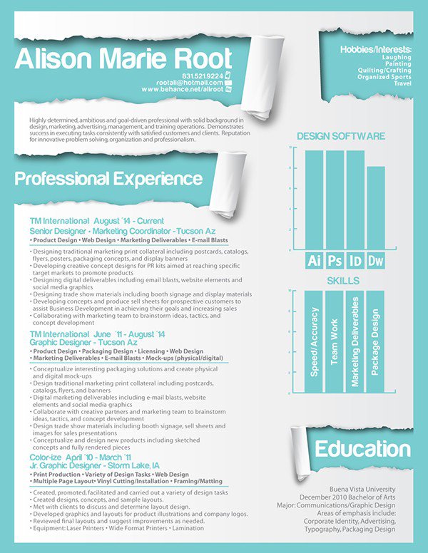 50個精美簡歷設計靈感模版-上海尚略品牌策劃設計公司