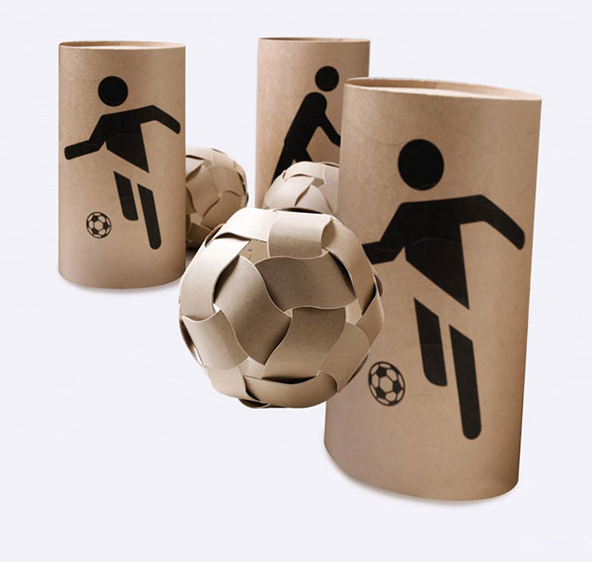 上海包裝設計公司分享20個創意環保包裝設計案例-夢想足球項目環保項目包裝