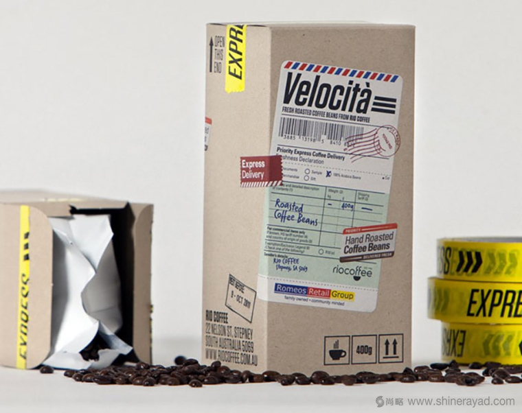 郵戳篇 RioCoffee 咖啡創(chuàng)意包裝設(shè)計-上海包裝設(shè)計公司