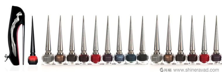 hristian Louboutin 31色指甲油”細(xì)高跟鞋“瓶子設(shè)計靈感-上海包裝設(shè)計公司