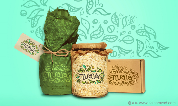 Nuala有機燕麥品牌logo設(shè)計創(chuàng)意包裝設(shè)計-上海包裝設(shè)計公司