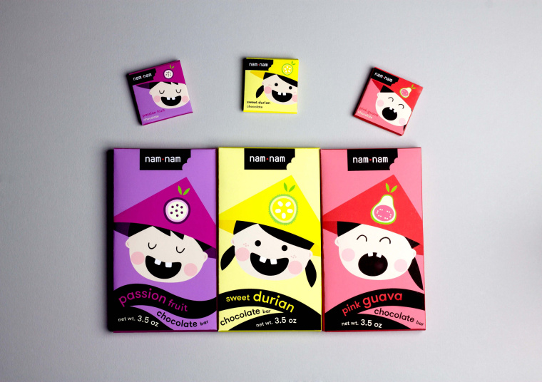 上海包裝設(shè)計(jì)公司欣賞：可愛(ài)兒童的越南namnam兒童巧克力包裝設(shè)計(jì)4