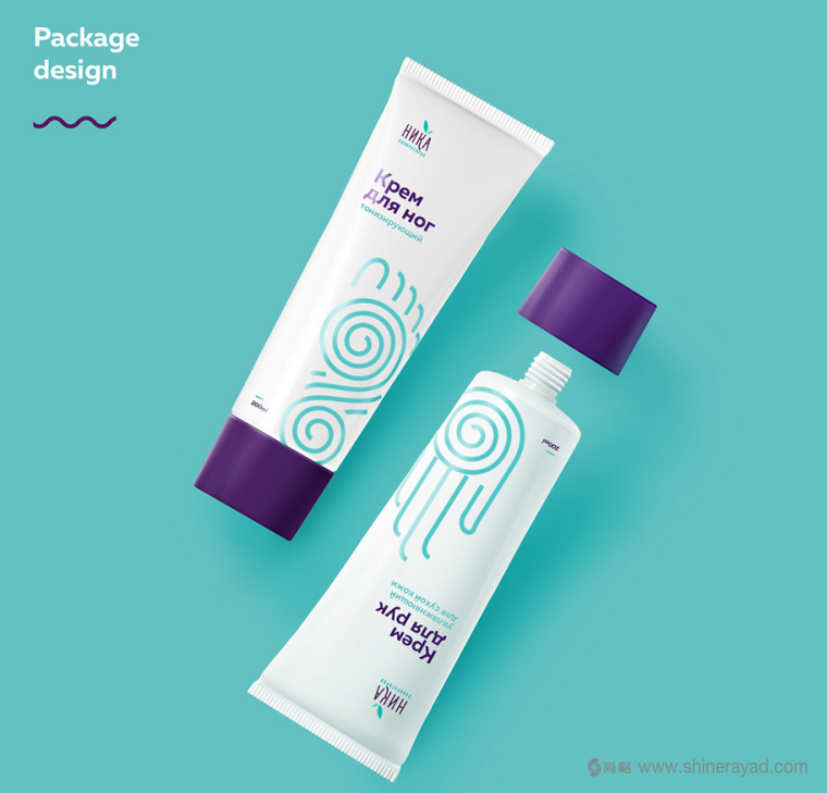 上海包裝設(shè)計(jì)公司-符號(hào)風(fēng)格 Nika 個(gè)人清潔護(hù)膚品化妝品包裝設(shè)計(jì)-手霜足霜包裝設(shè)計(jì)4