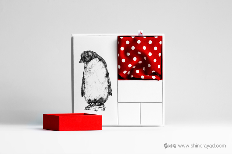 Adelie & the Stone 購(gòu)物中心節(jié)日品牌形象設(shè)計(jì)與插畫(huà)禮品包裝設(shè)計(jì)