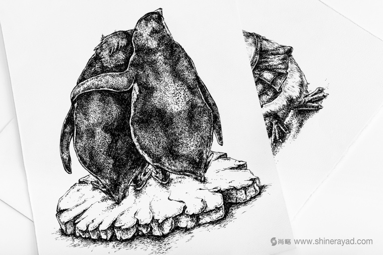 Adelie & the Stone 購(gòu)物中心節(jié)日品牌形象設(shè)計(jì)與插畫(huà)禮品包裝設(shè)計(jì)