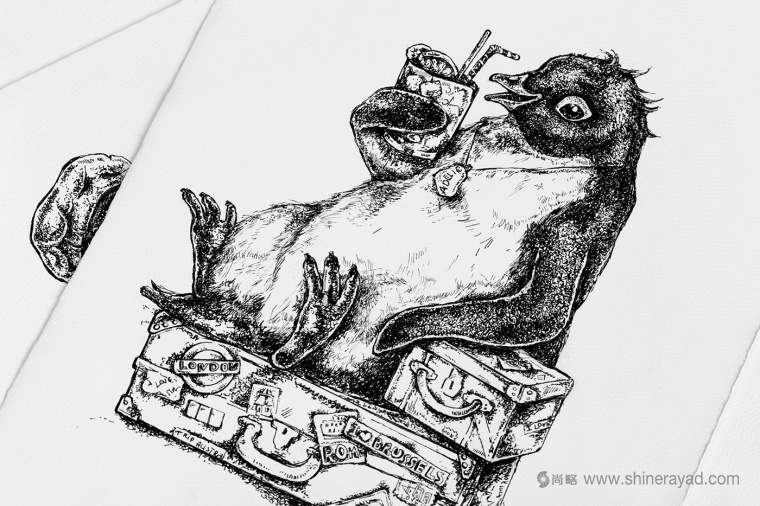 Adelie & the Stone 購(gòu)物中心節(jié)日品牌形象設(shè)計(jì)與插畫(huà)禮品包裝設(shè)計(jì)