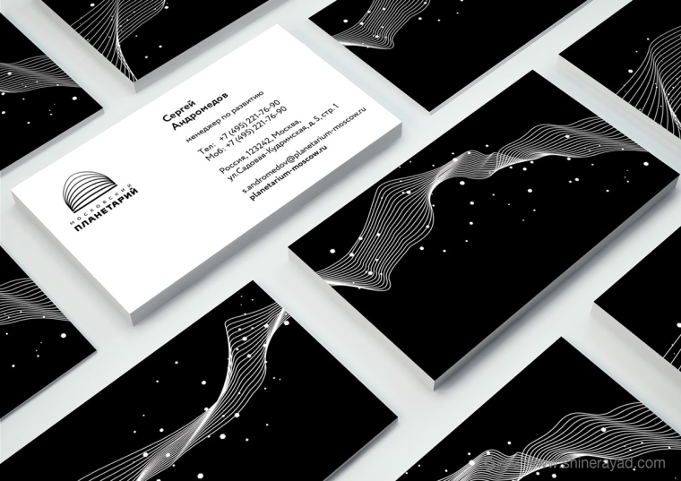 莫斯科天文館品牌形象更新設計--VI設計-輔助圖形設計-上海VI設計公司