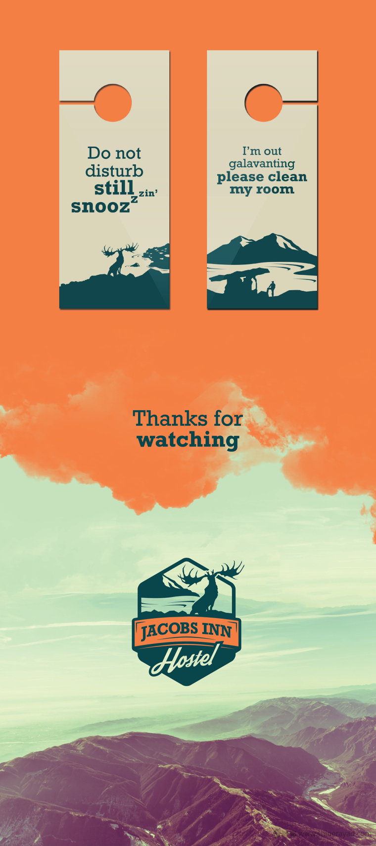 上海品牌設計公司設計欣賞：Jacobs Inn 旅館酒店裝飾性VI設計4