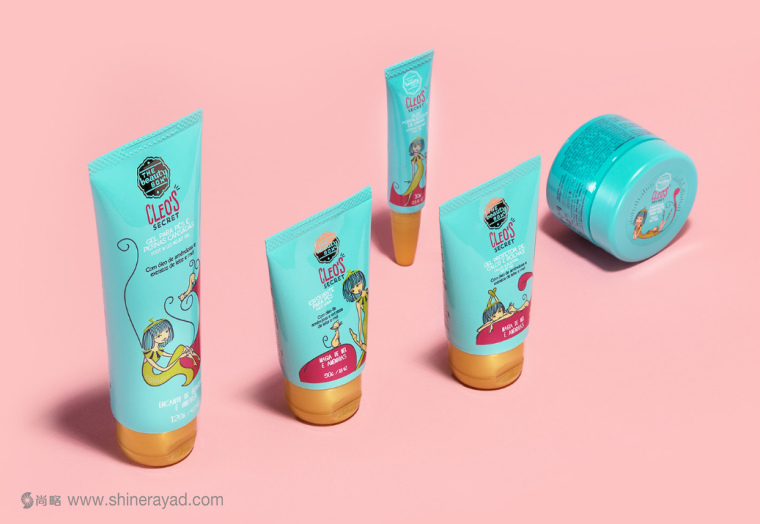 CLEO’S SECRET手腳護理化妝品系列產(chǎn)品包裝設計-上海包裝設計公司