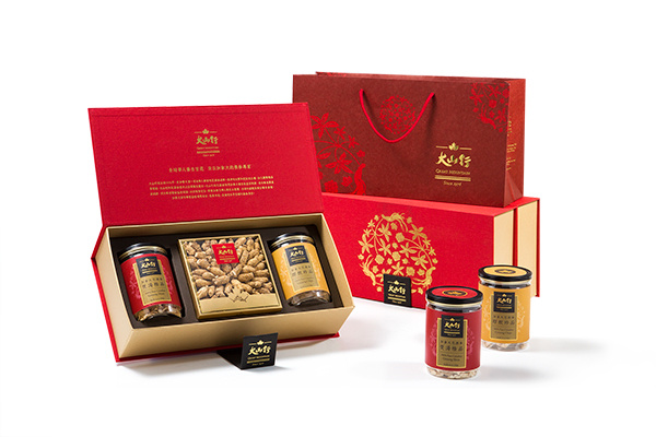 上海包裝設計公司設計欣賞：大山行御奉花旗參禮盒包裝設計2