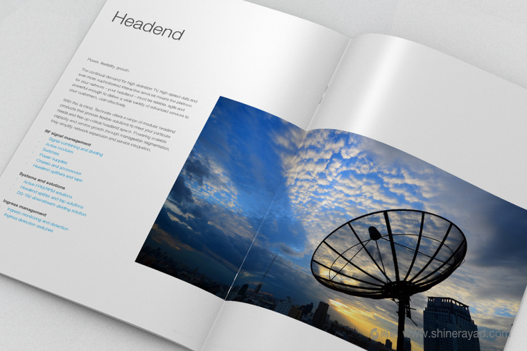 上海畫冊設計公司設計鑒賞Technetix 技術通信公司品牌產品宣傳畫冊設計4