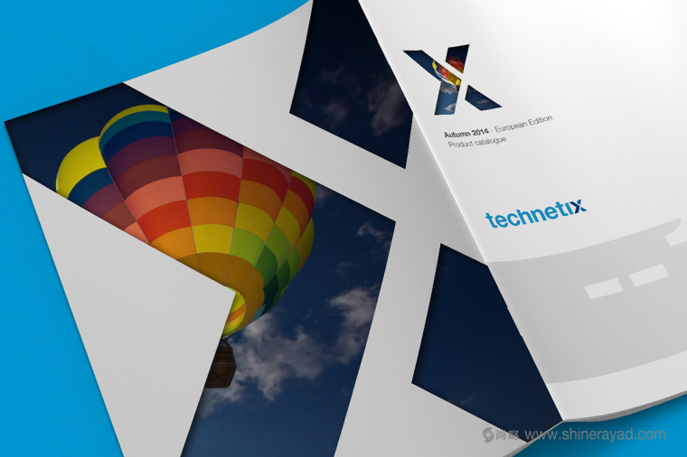 上海畫冊設計公司設計鑒賞Technetix 技術通信公司品牌產品宣傳畫冊封底設計