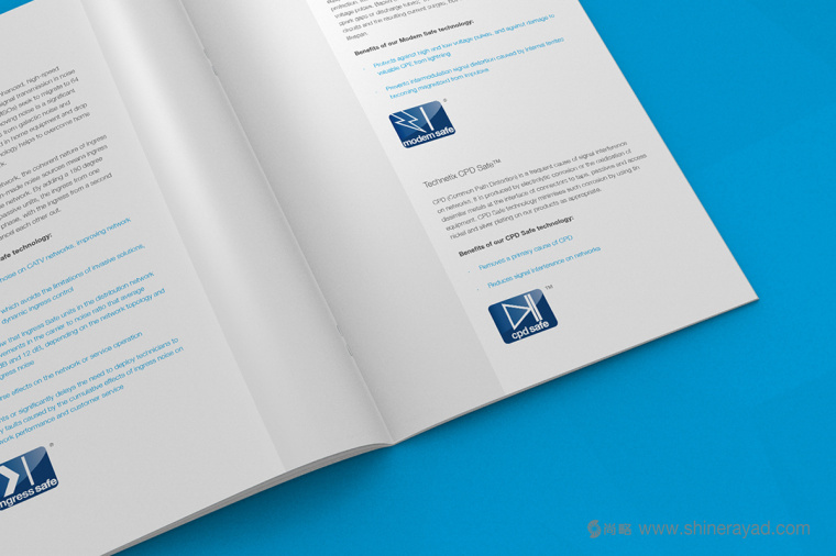 上海畫冊設計公司設計鑒賞Technetix 技術通信公司品牌產品宣傳畫冊設計5