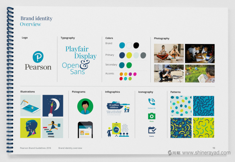 Pearson 培訓教育機構企業LOGO設計-上海LOGO設計公司2