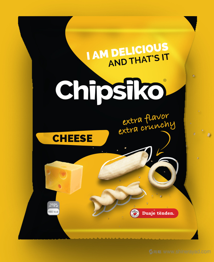 4Chipsiko 薯條零食包裝設計欣賞-上海食品快消品包裝設計公司
