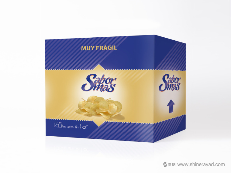 上海包裝設計公司設計欣賞：薯條大包裝禮盒包裝設計1