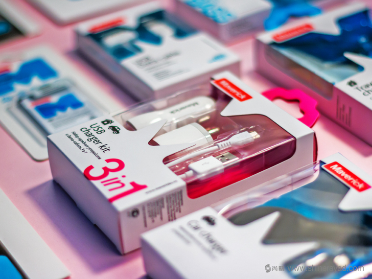 Maverick 智能手機(jī)充電線、手機(jī)耳機(jī)、數(shù)據(jù)線包、電池等移動(dòng)配件產(chǎn)品包裝設(shè)計(jì)4