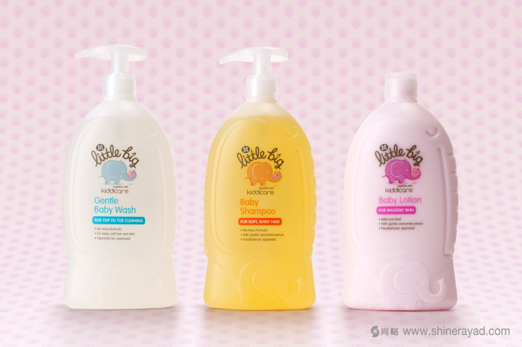 little big 嬰兒護膚品紙尿褲嬰兒用品品牌小象包裝設計-上海包裝設計公司2