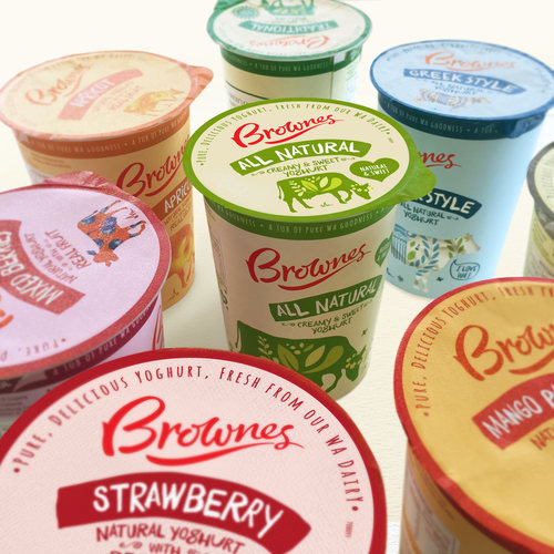BROWNES天然酸奶包裝設(shè)計(jì)水果牛篇-上海包裝設(shè)計(jì)公司設(shè)計(jì)賞析3