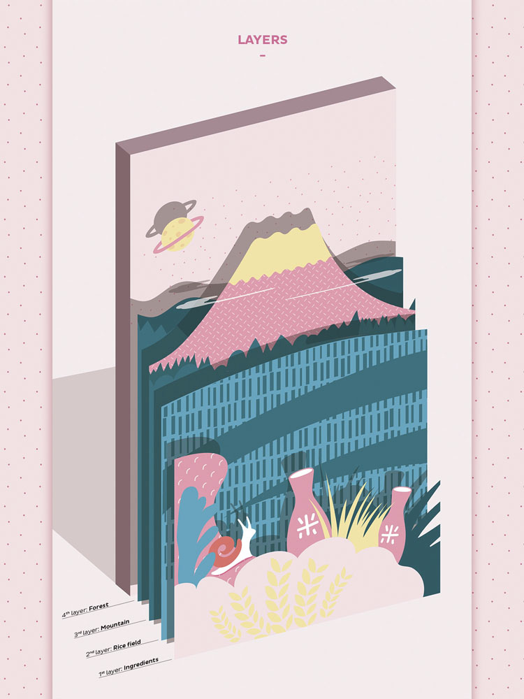 上海包裝設計公司設計欣賞：美麗加芬Just Snail 蝸牛米釀系列化妝品護膚品包裝設計3