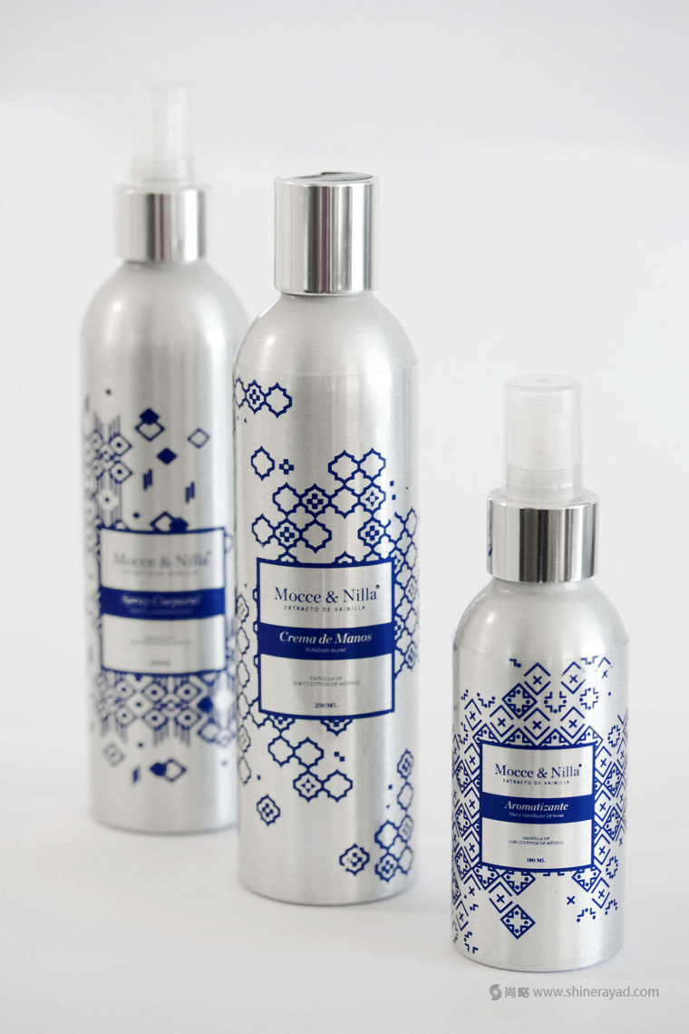青花瓷風格 Mocce & Nilla 化妝品護膚品包裝設計-上海包裝設計公司設計欣賞4