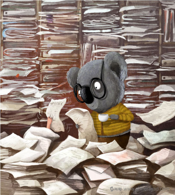 上海品牌形象設計公司尚略分享考拉不允許兒童插畫設計欣賞7