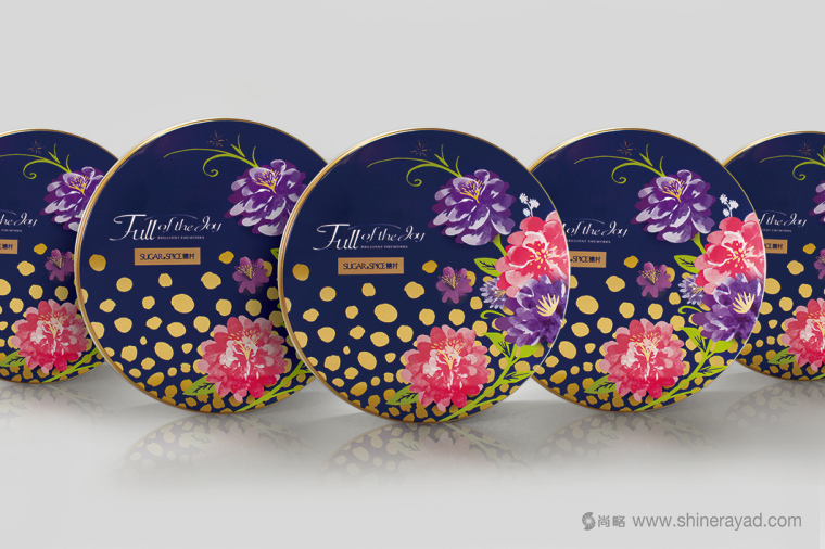 糖村牛扎糖糖果新年禮盒包裝設計牡丹花篇-上海包裝設計公司7