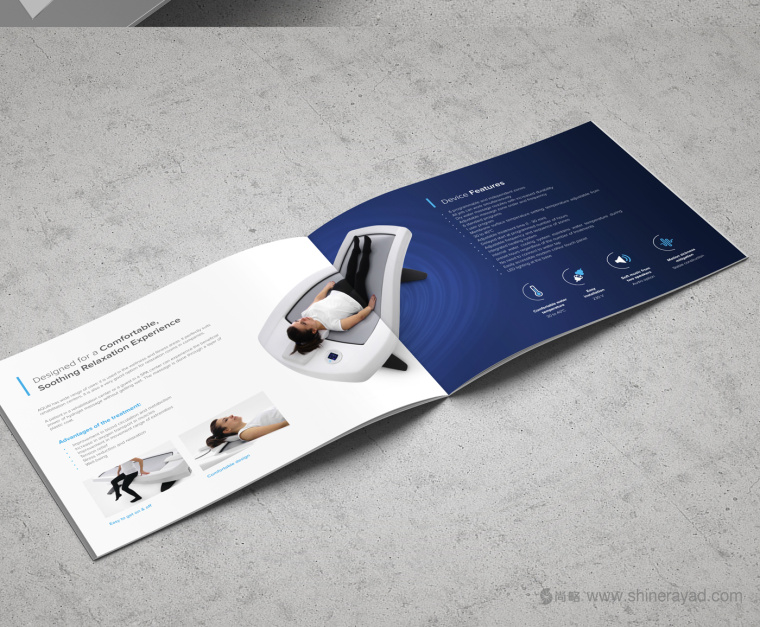 上海畫冊設(shè)計公司 AQUA 水療按摩醫(yī)療器械宣傳畫冊設(shè)計欣賞3