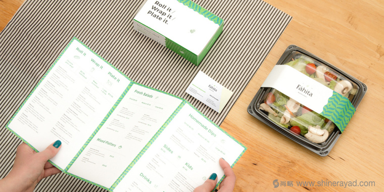 FAHITA 菜肉卷餅餐廳餐飲VI設計-菜單設計-上海VI設計公司8