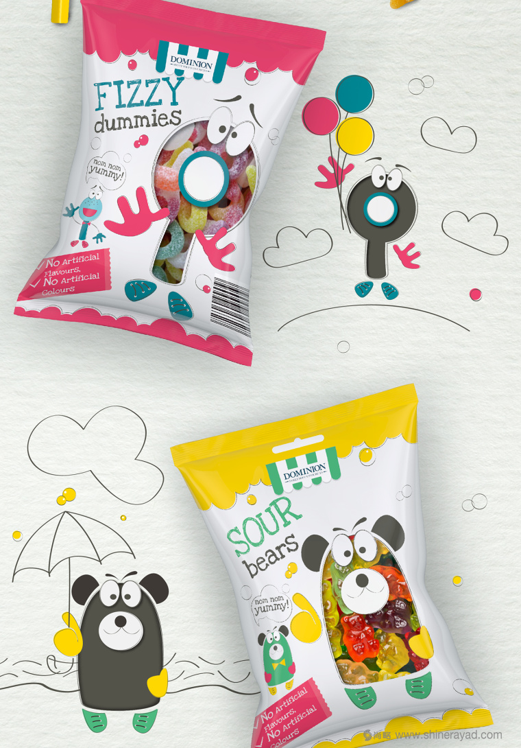 上海包裝設計公司欣賞：Fizzy 兒童QQ果糖糖果包裝設計3