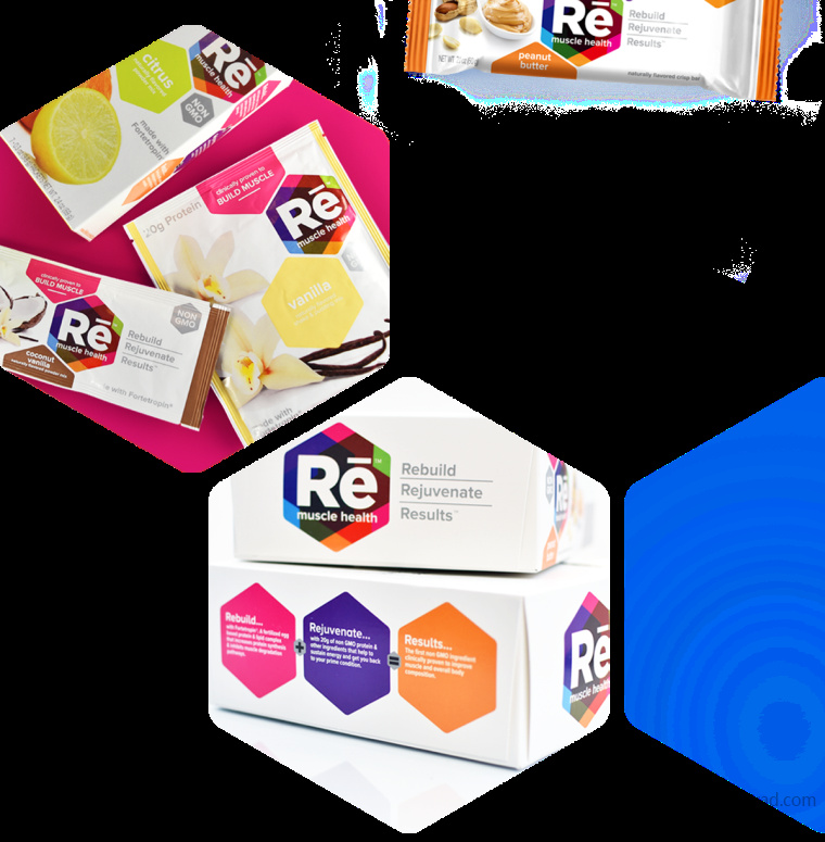 re 促進肌肉健康修復再生藥品包裝設計-上海包裝設計公司設計欣賞2