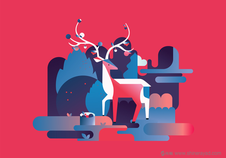 上海包裝設計公司設計欣賞：de jus 有機果汁飲料包裝設計與動物風景插畫設計3