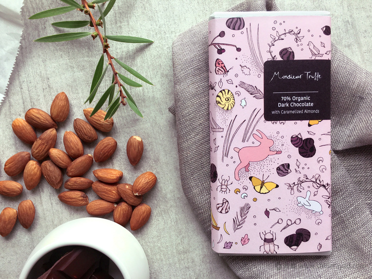 上海包裝設計公司-EXPRESSION 松露巧克力包裝設計包裝插畫設計3