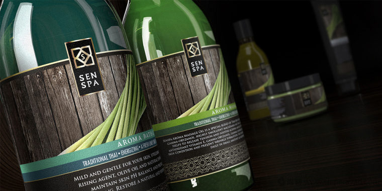 SENSPA 按摩膏按摩精油品牌標志設計包裝設計-上海標志設計公司-上海包裝設計公司1