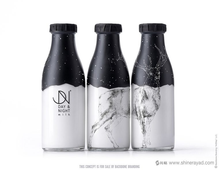 上海品牌形象設計公司-Day & Night 日夜餐廳酒吧餐飲品牌-餐品包裝設計1