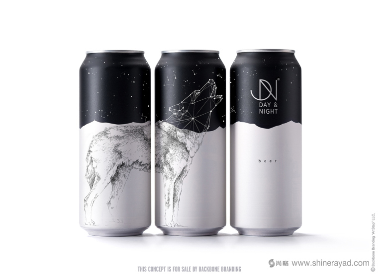 上海品牌形象設計公司-Day & Night 日夜餐廳酒吧餐飲品牌-餐品包裝設計4