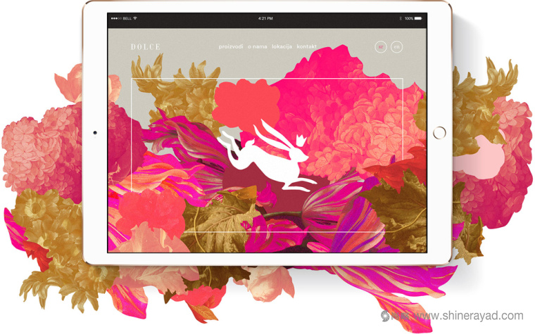巴洛克美學 DOLCE 面包糕點烘培店品牌VI視覺形象設計-網站設計-上海烘培餐飲品牌設計公司10